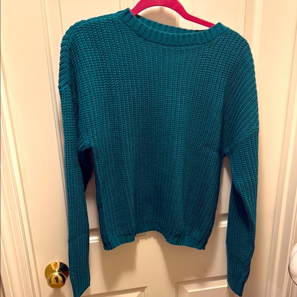 Teal Knit Sweater